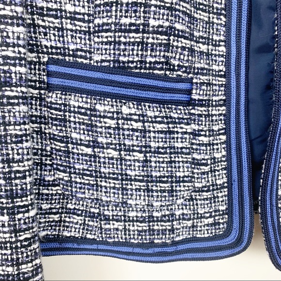 Rafella | Classic Boxy Tweed Blazer Jacket - Picture 2 of 7